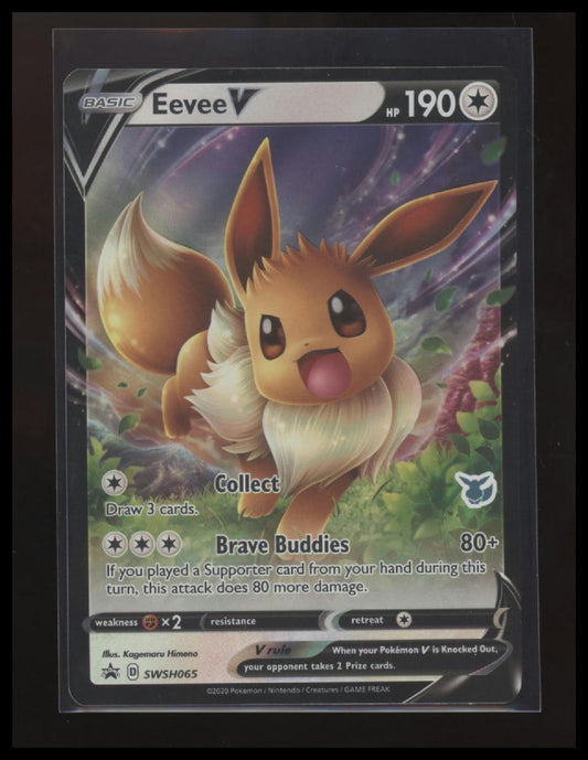 Battle Academy 2022 #SWSH065 Eevee V (Eevee Stamped)
