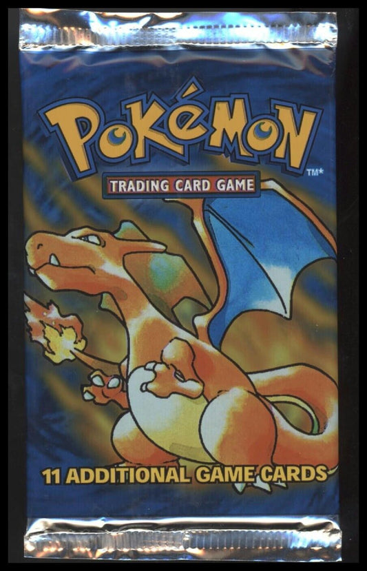 1999 Pokémon Base Set Booster Packs - Set of 3 - Full Art Set