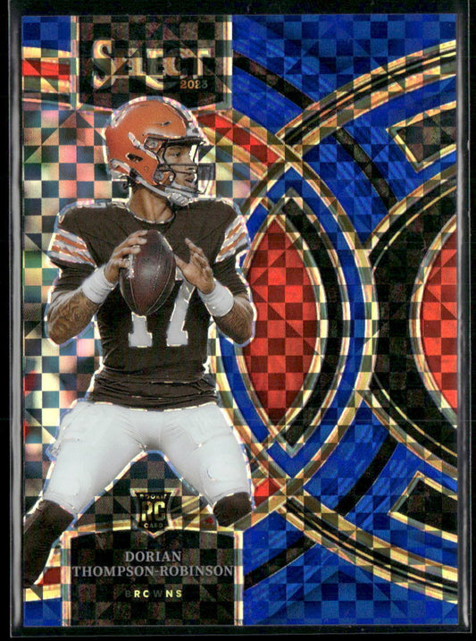 2023 Panini Select #134 Dorian Thompson-Robinson Blue Prizms #/149