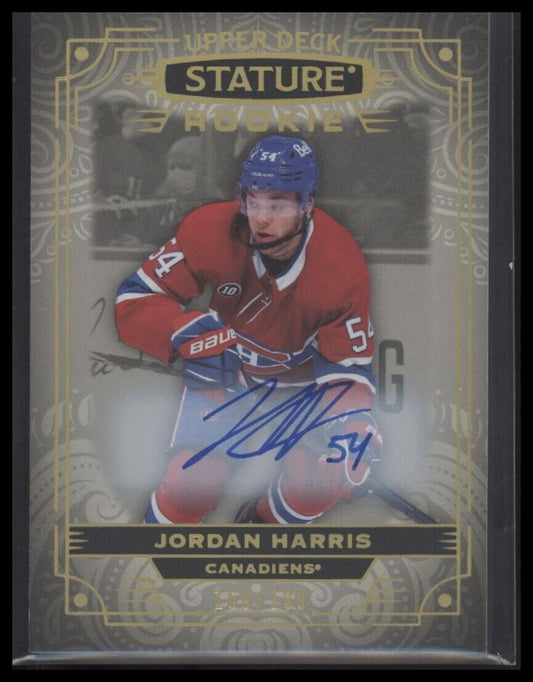 2022-23 Upper Deck Stature #157 Jordan Harris Autographs #/199