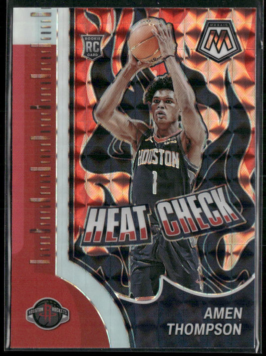 2023-24 Panini Mosaic #12 Amen Thompson Heat Check