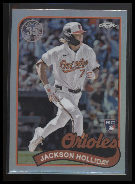 2024 Topps Chrome Update #89CU-3 Jackson Holliday 1989 Topps Baseball