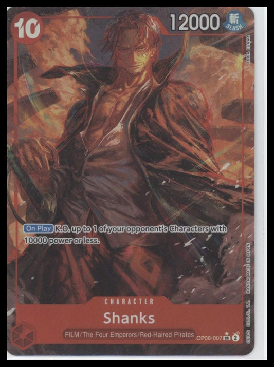 Shanks (Alternate Art) Wings of the Captain #OP06-007