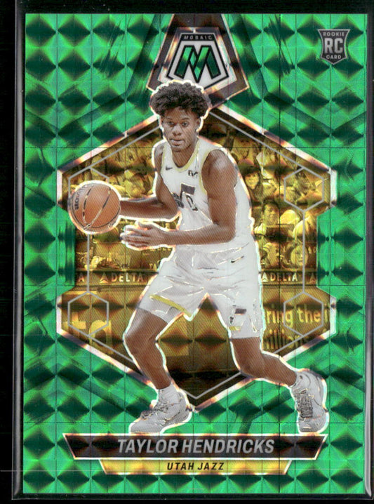 2023-24 Panini Mosaic #221 Taylor Hendricks Teal #/75