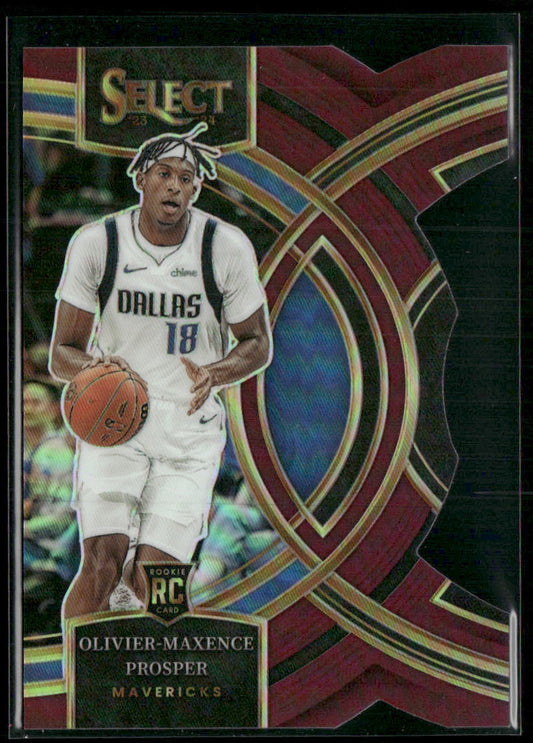 2023-24 Panini Select #112 Olivier-Maxence Prosper Maroon Prizms #/175