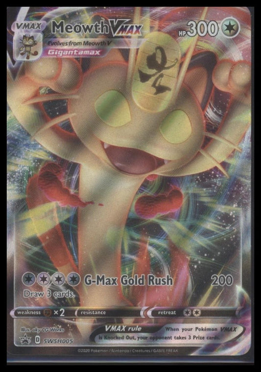 Meowth VMAX SWSH: Sword & Shield Promo Cards #SWSH005
