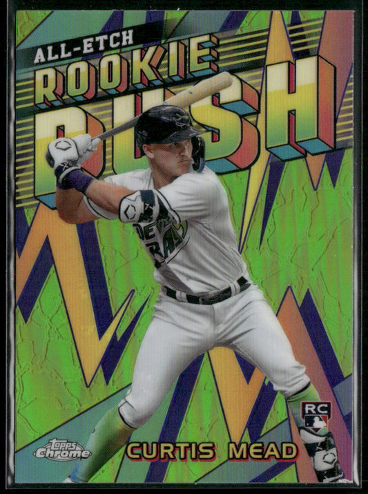2024 Topps Chrome #CERR-6 Curtis Mead Chrome All-Etch Rookie Rush
