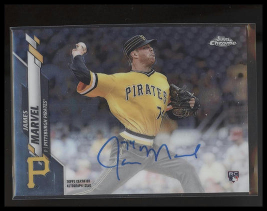 2020 Topps Chrome #RA-JMA James Marvel Rookie Autographs