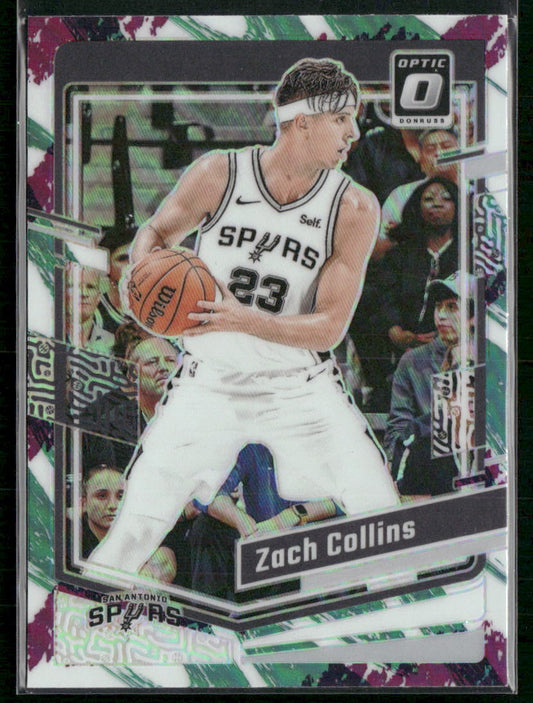 2023-24 Donruss Optic #129 Zach Collins Jazz