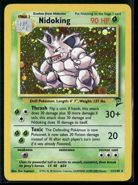 Pokemon Base Set 2 #011/130 Nidoking