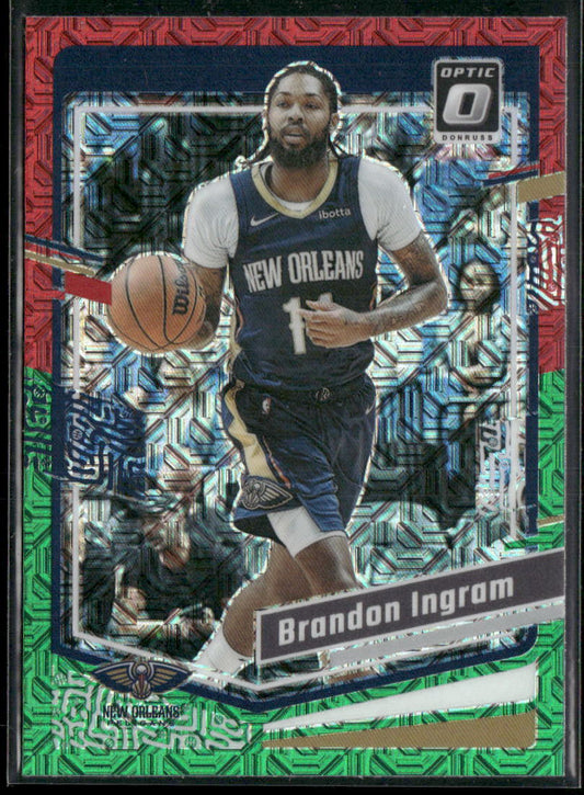 2023-24 Donruss Optic #7 Brandon Ingram Choice Red and Green