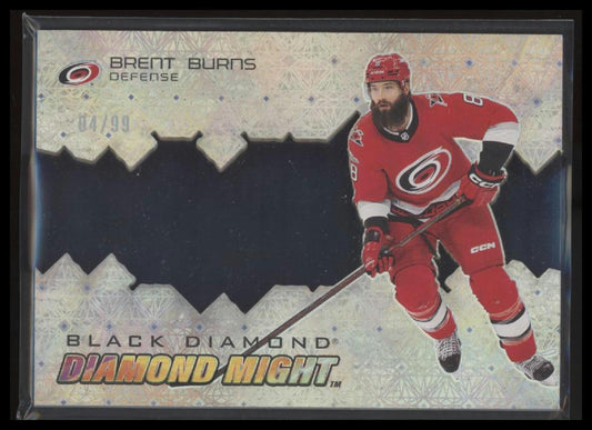2023-24 Upper Deck Black Diamond #DM-BB Brent Burns Diamond Might #/99