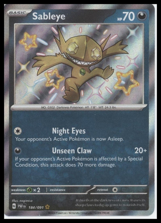 Sableye SV: Paldean Fates #184/091