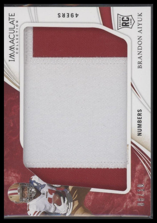 Brandon Aiyuk 2020 Panini Immaculate Collection #/10