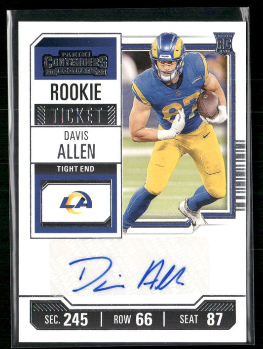 2023 Panini Contenders #228 Davis Allen