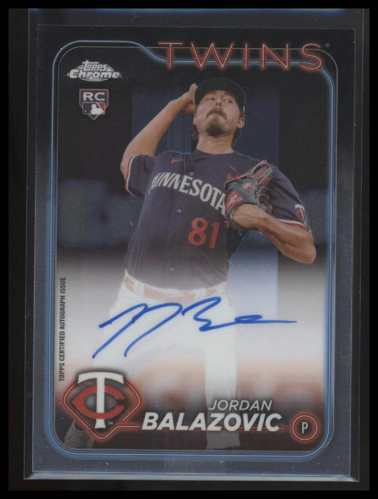 2024 Topps Chrome Update #RA-JBA Jordan Balazovic Autographs