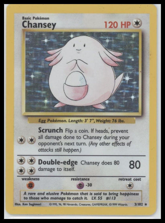 Chansey Base Set #003/102