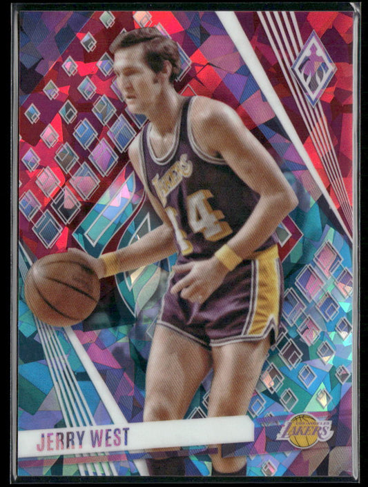 2023-24 Panini Phoenix #18 Jerry West Fire and Ice #/25