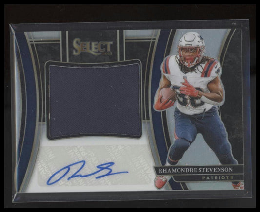 2023 Rhamondre Stevenson Jumbo Signature Swatches Prizm #/99