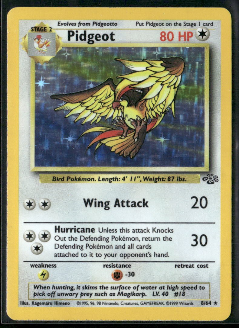 Pidgeot (8) Jungle #08/64