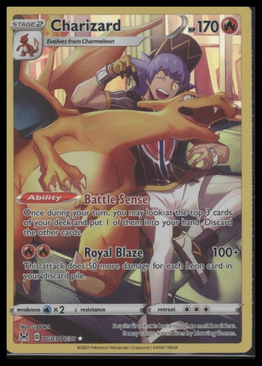 Charizard SWSH11: Lost Origin Trainer Gallery #TG03/TG30