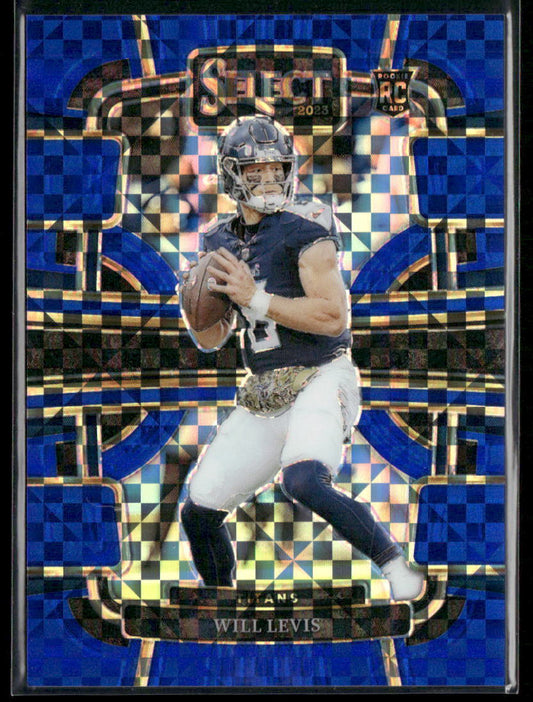 2023 Panini Select #96 Will Levis Blue Prizms #/199