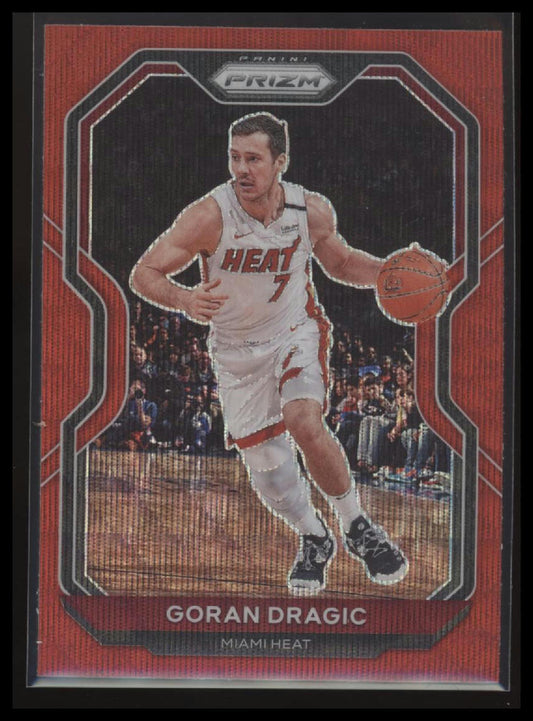 2020-21 Panini Prizm #179 Goran Dragic Red Ice Prizms
