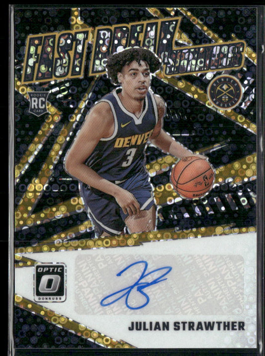 2023-24 Donruss Optic #FBS-STW Julian Strawther Fast Break Signatures