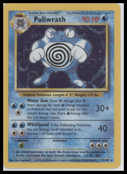 Poliwrath Base Set #013/102
