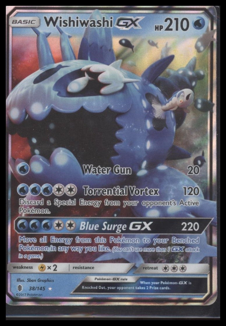 Wishiwashi GX SM - Guardians Rising #38/145