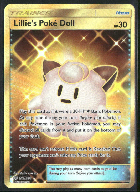 Pokemon SM - Cosmic Eclipse #267/236 Lillie's Poke Doll (Secret)