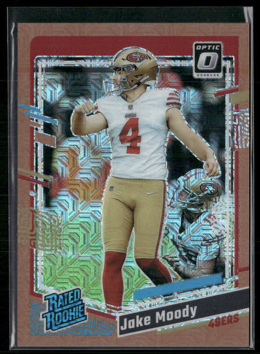 2023 Donruss Optic #289 Jake Moody Bronze Mojo #/35