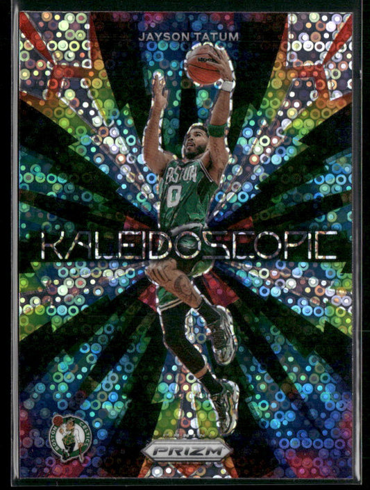 2023-24 Panini Prizm #1 Jayson Tatum Kaleidoscopic Prizms Fast Break