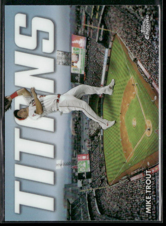 2023 Topps Chrome #CT-3 Mike Trout Titans