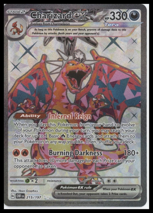 Charizard ex SV03: Obsidian Flames #215/197