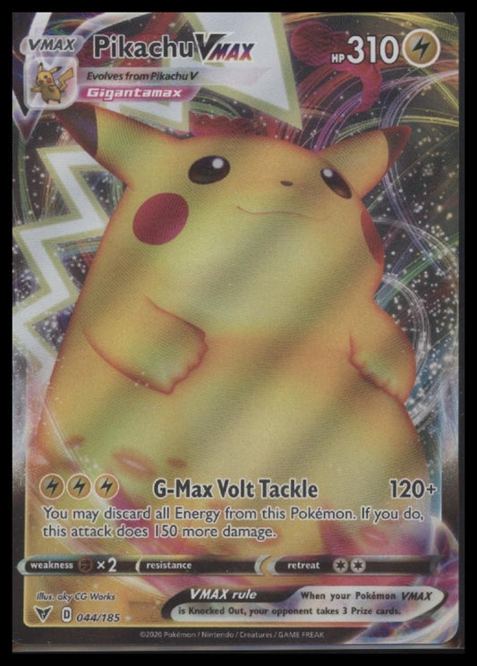 Pikachu VMAX SWSH04: Vivid Voltage #044/185