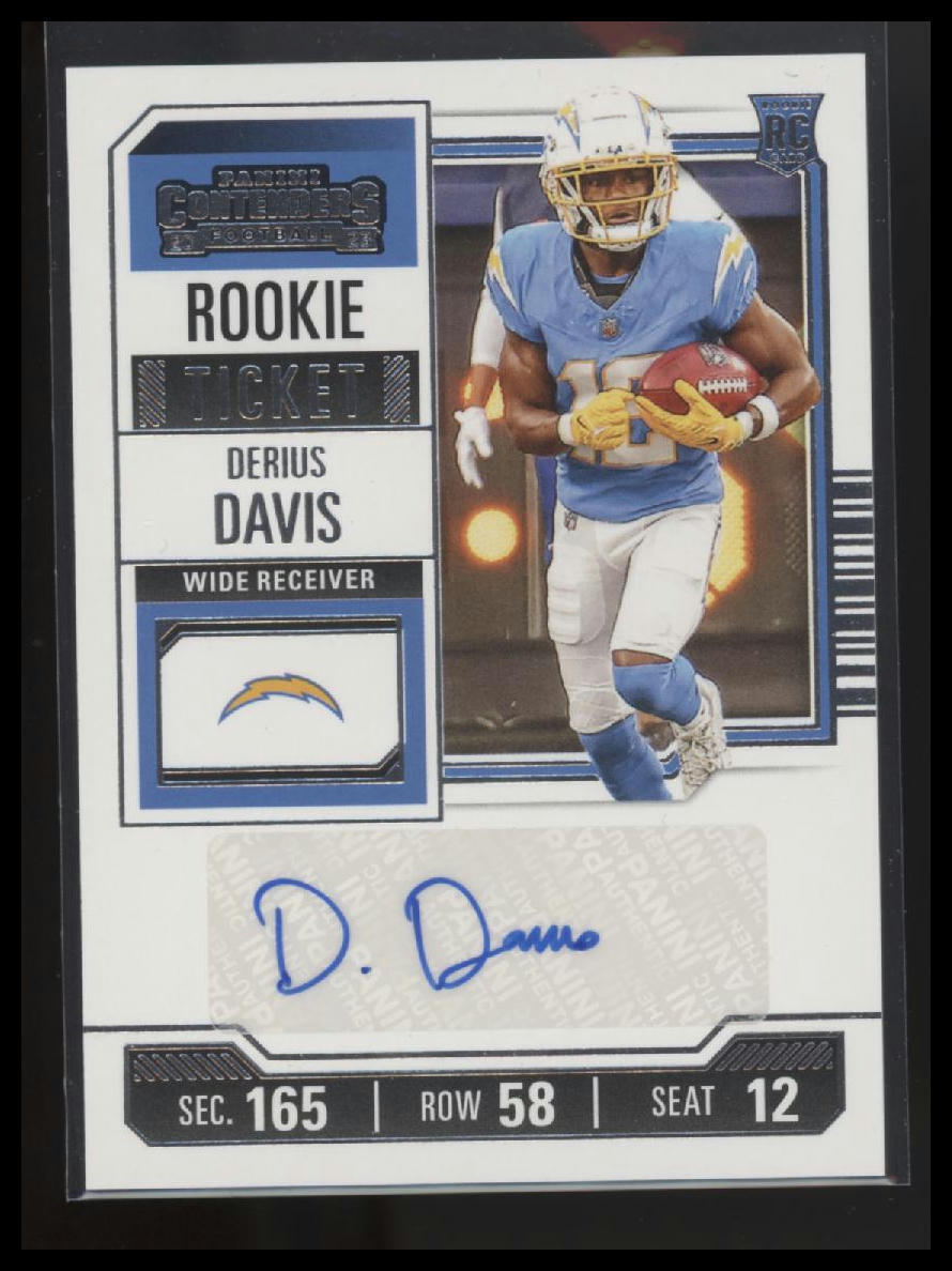 2023 Panini Contenders #147 Derius Davis
