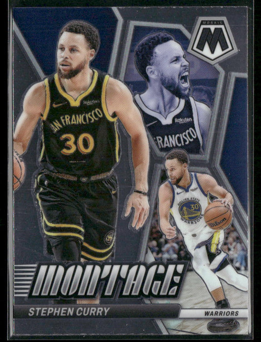 2023-24 Panini Mosaic #25 Stephen Curry Montage
