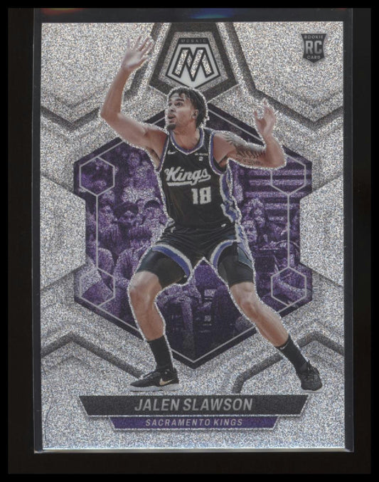 2023-24 Panini Mosaic #206 Jalen Slawson Glitter