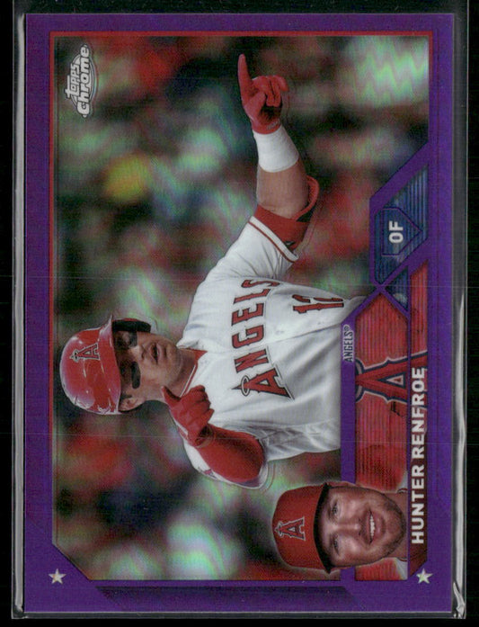2023 Topps Chrome Update #USC198 Hunter Renfroe Purple #/250