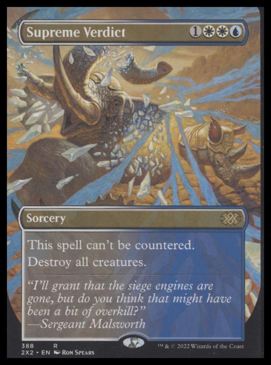 Supreme Verdict (Borderless) Double Masters 2022 #388