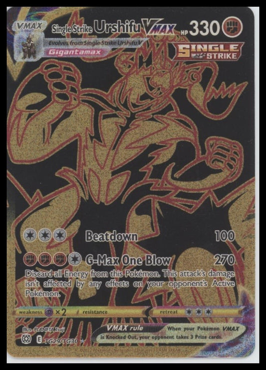 Single Strike Urshifu VMAX SWSH09: Brilliant Stars Trainer Gallery #TG29/TG30