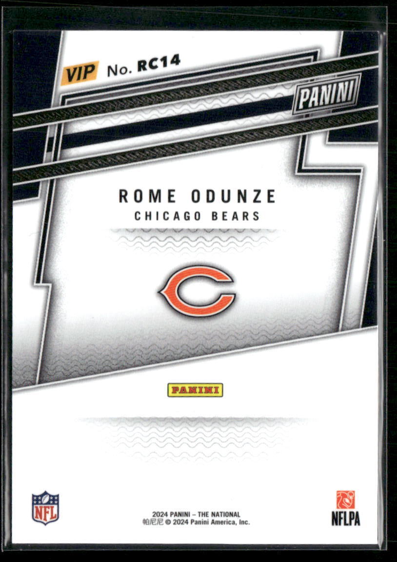 2024 Panini National VIP #RC14 Rome Odunze Rookies