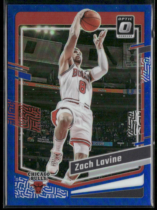 2023-24 Donruss Optic #23 Zach LaVine Blue #/49