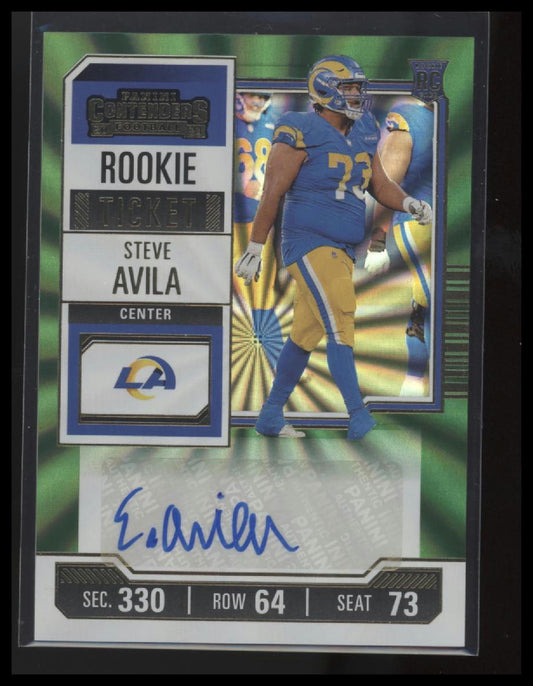 2023 Panini Contenders #155 Steve Avila