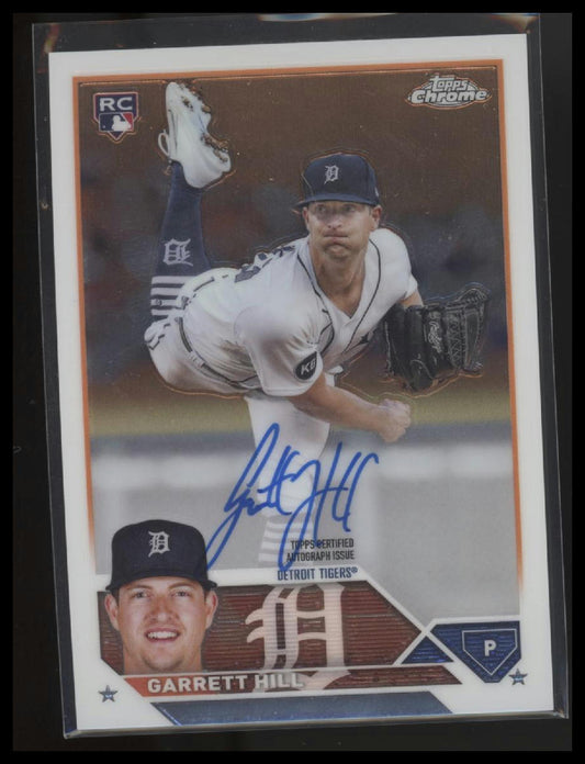 2023 Topps Chrome Update #RA-GH Garrett Hill Autographs