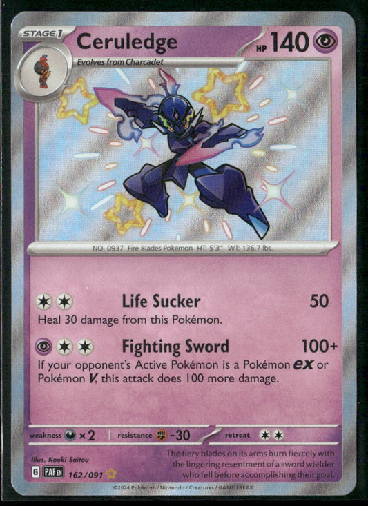 Ceruledge SV: Paldean Fates #162/091
