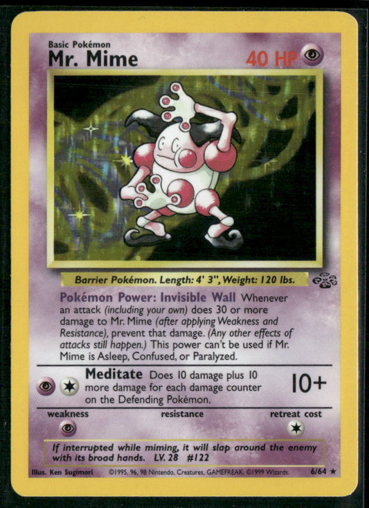 Pokemon Jungle #06/64 Mr. Mime