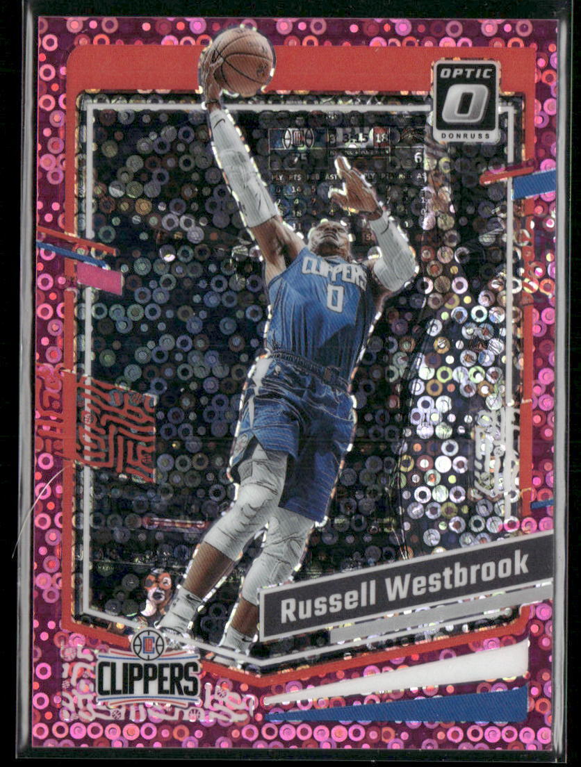 2023-24 Donruss Optic #81 Russell Westbrook Pink #/25