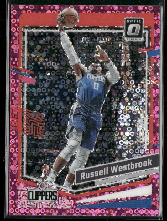 2023-24 Donruss Optic #81 Russell Westbrook Pink #/25